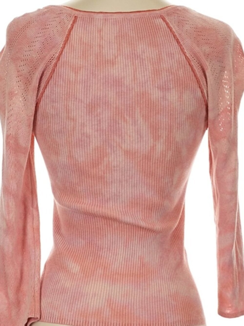 Free People Rory Henley Scoop Neck Thermal Top Cotton Romantic Boho Small - Picture 6 of 11